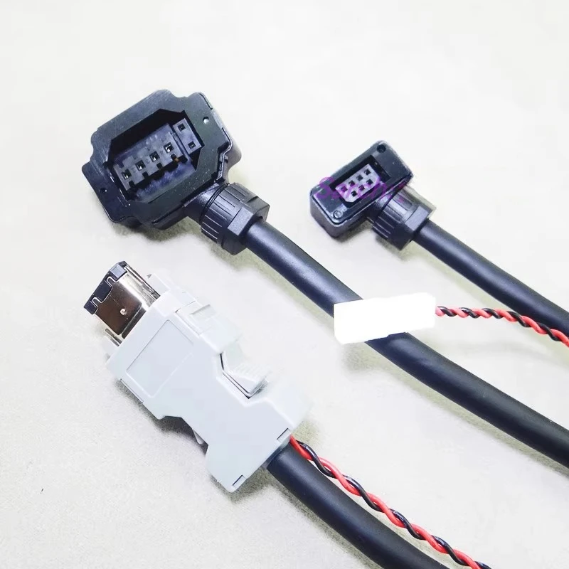 MS1HI Servo Motor Encoder Line S6-L-P124-3.0-TS Brake B107 Power Line M107