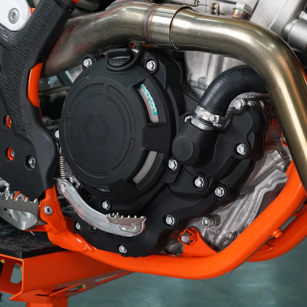 For Husqvarna FE 250 FE 350 2017-2023 FE 350S 2023 Motorcycle Thickened Crankcase Cover Ignition Clutch Guard For KTM EXCF 350