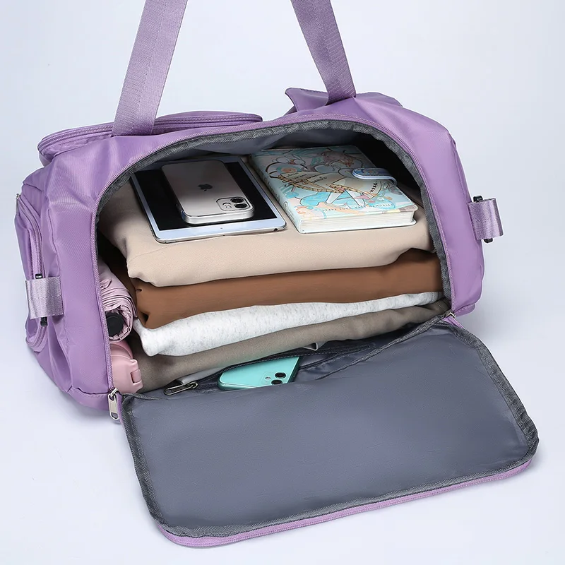 Outdoor Sports, Fitness, Large Capacity Storage, Travel Bag, Dry and Wet Separation, Swimming, Multi-functional Handbag