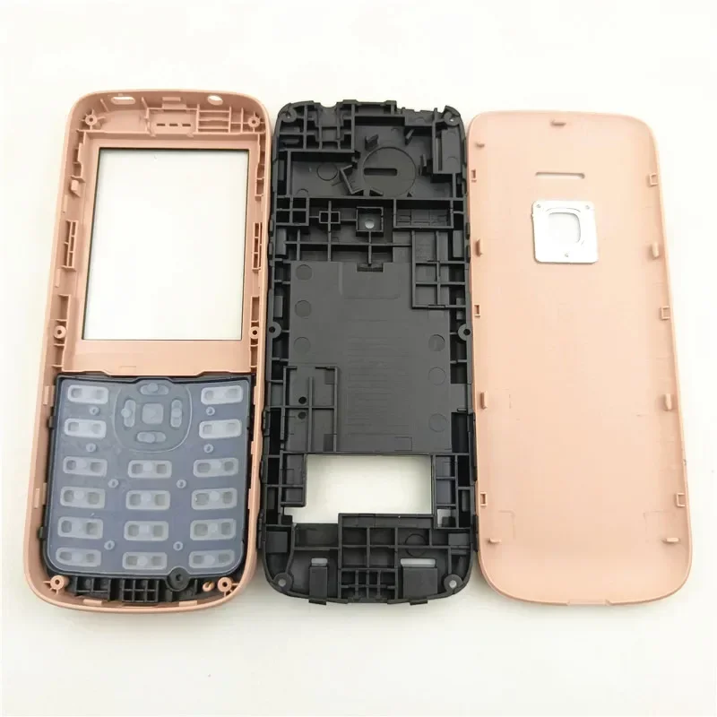 Full Complete Mobile Phone Housing Cover Case +English and Hebrew Keypad Replacement Parts for Nokia 225 4G 2020