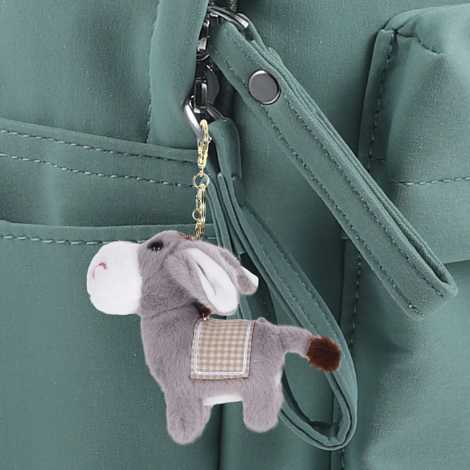 

Hose Stuffed Animal Toy Donkey Keychain Girl Plush Purse Hanging Ornaments Pendant