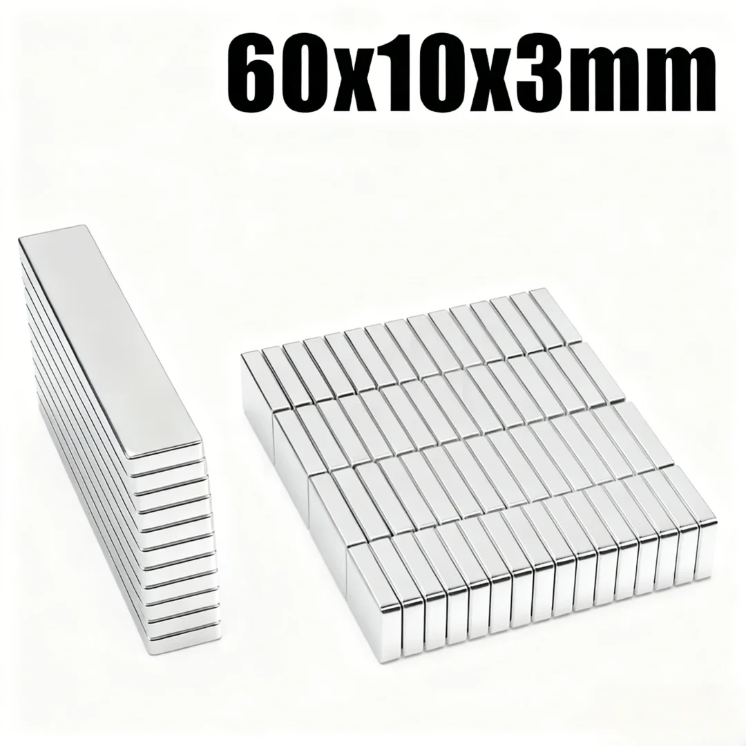 60x10x3mm iman Refrigerator Magnets DIY Office Whiteboard Workshop