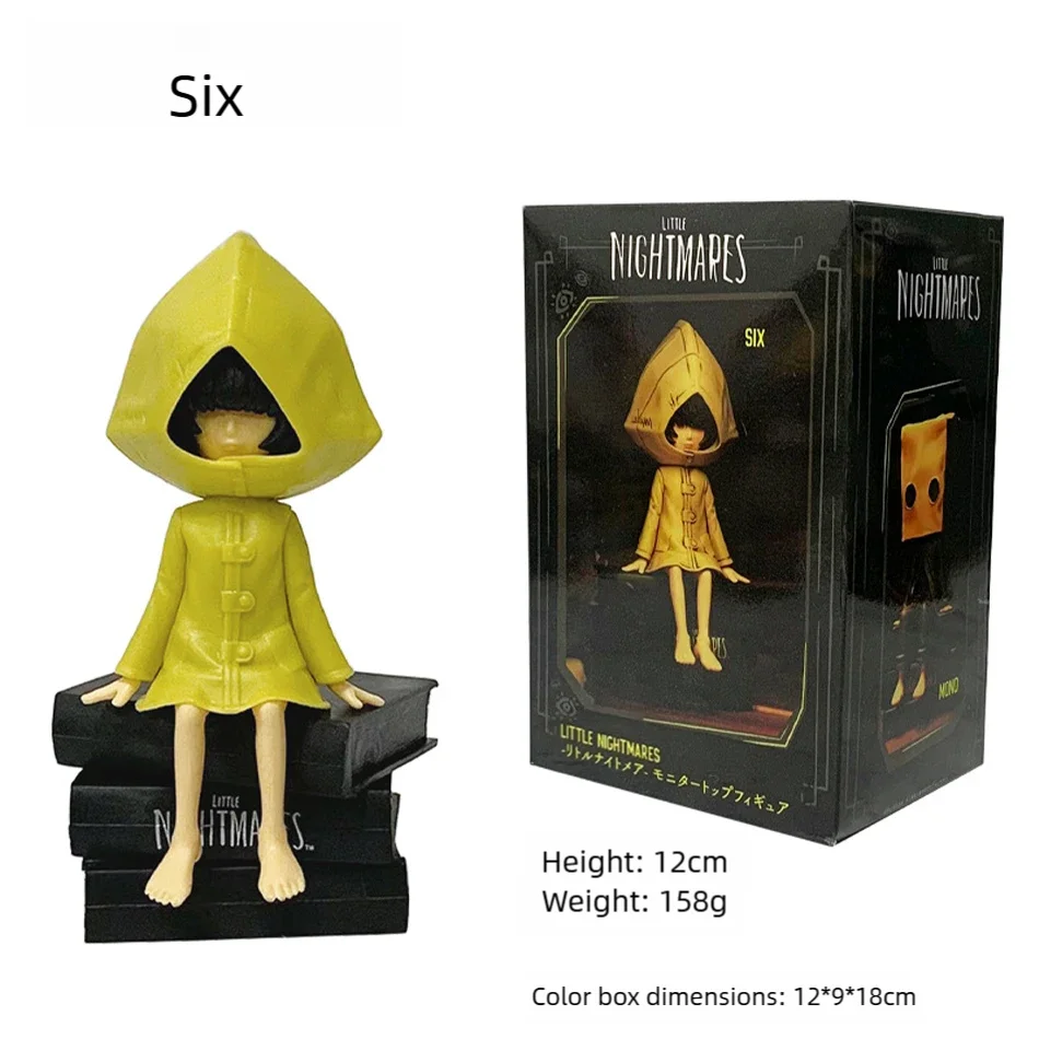 Heiß begehrte GK Little Nightmares Anime-Figur: Six Figure Mono Actionfigur, Anime-Spiel PVC-Actionfigur, Sammlermodell-Puppe – Detail 7