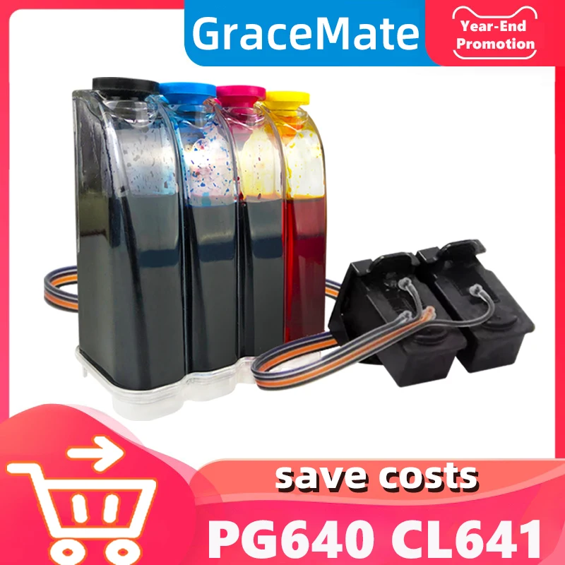 PG640 CL641 CISS replacement for Canon pg640 cl641 Cartridge for Pixma MG2160 MG2180 MG3160 MG3180 MG4160 MX376 436 MX438 726