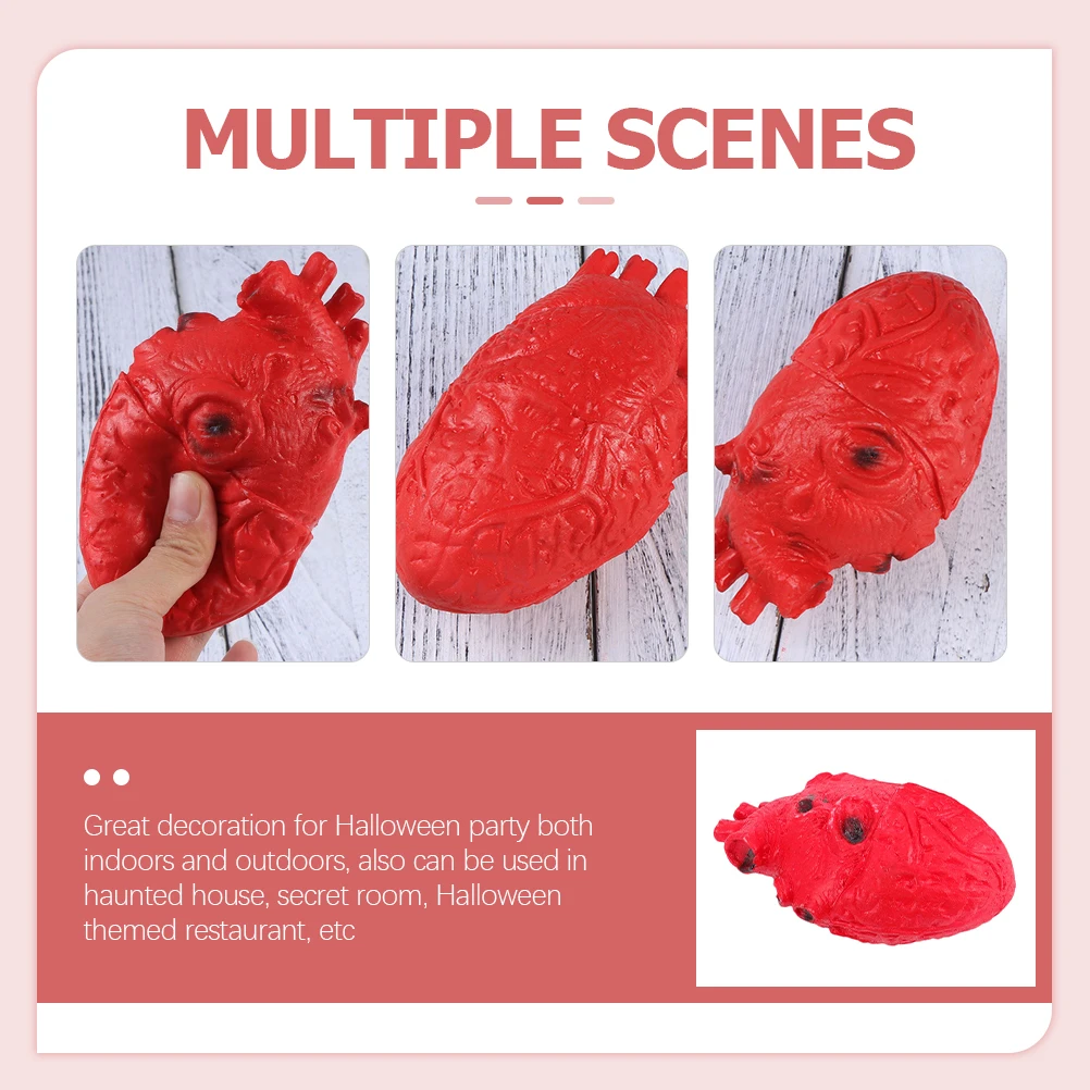 

Fake Heart Props Scary Halloween Decoration Outdoor Decorations Stuffing Cotton Spooky