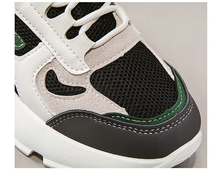 Femmes Printemps Été Respirant Mesh Chaussures De Course Compensées Chaussures Décontractées