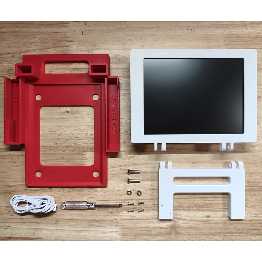 Nueva PANTALLA LCD para consola de juegos LAVA FC, mini monitor de 8 PULGADAS con estéreo de alta fidelidad, pantalla 4:3, portátil, plegable