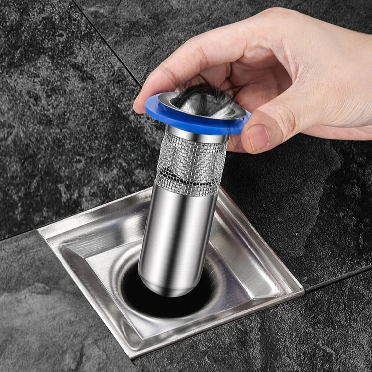Stainless Steel Drain Core Odor-proof Device for Bathroom Drainage Filter Toilet Drain Stopper Anti-Odor Anti-insect Floor Drain