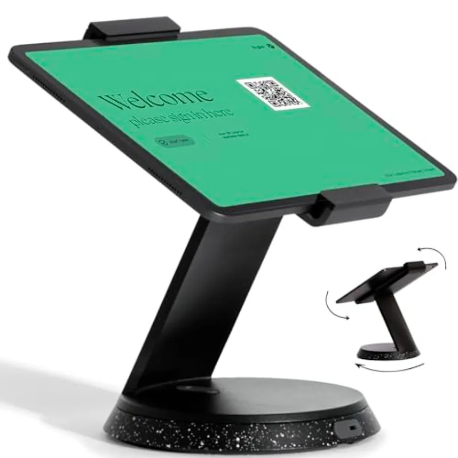 

Eddy Tablet iPad POS Stand iPad Stand for Business Compatible with Most 7-13 Tablets Strong Aluminium Table Mount Kiosk Registe