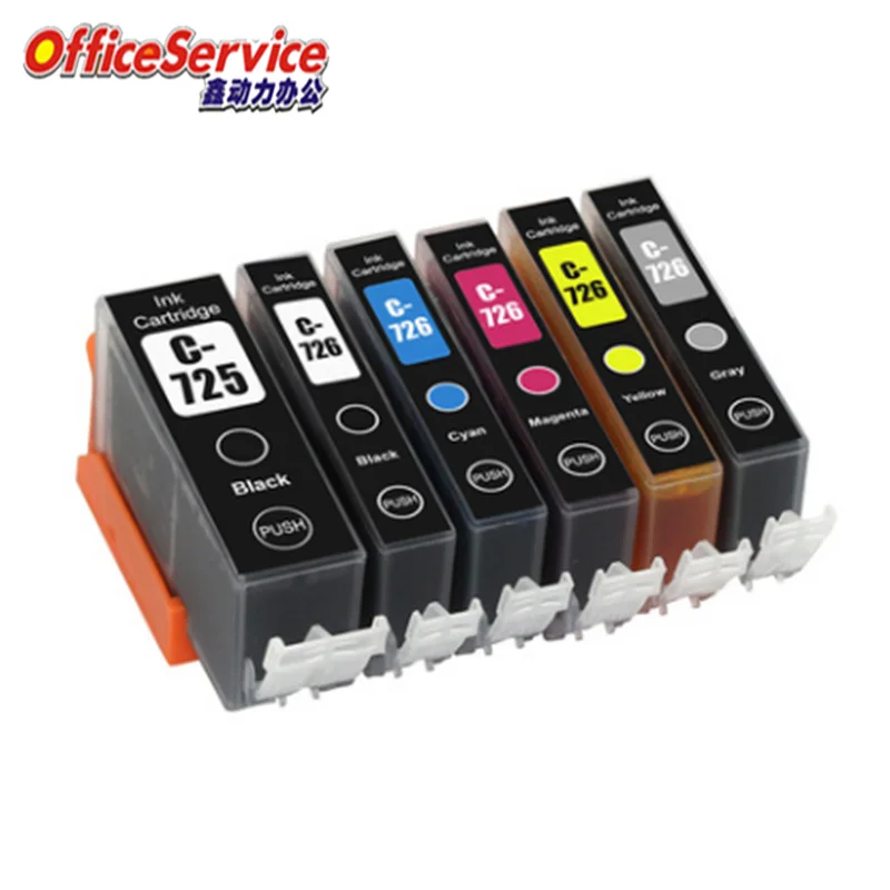 PGI-725 CLI-726 PGI 725xl CLI726 ink Cartridge Compatible For Canon MG5170 MG5270 MG6170 MG6270 MG8170 MG8270  printer