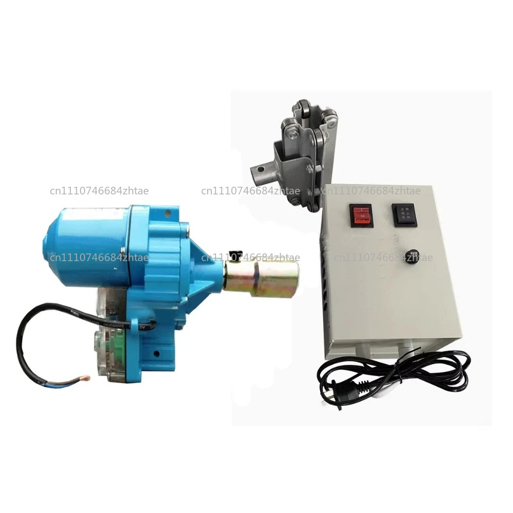 1 set Greenhouse Electric Film Roller Roll Up Motor +Climbers+power supply, DC24V Electric Film Winding Machine Roll machine