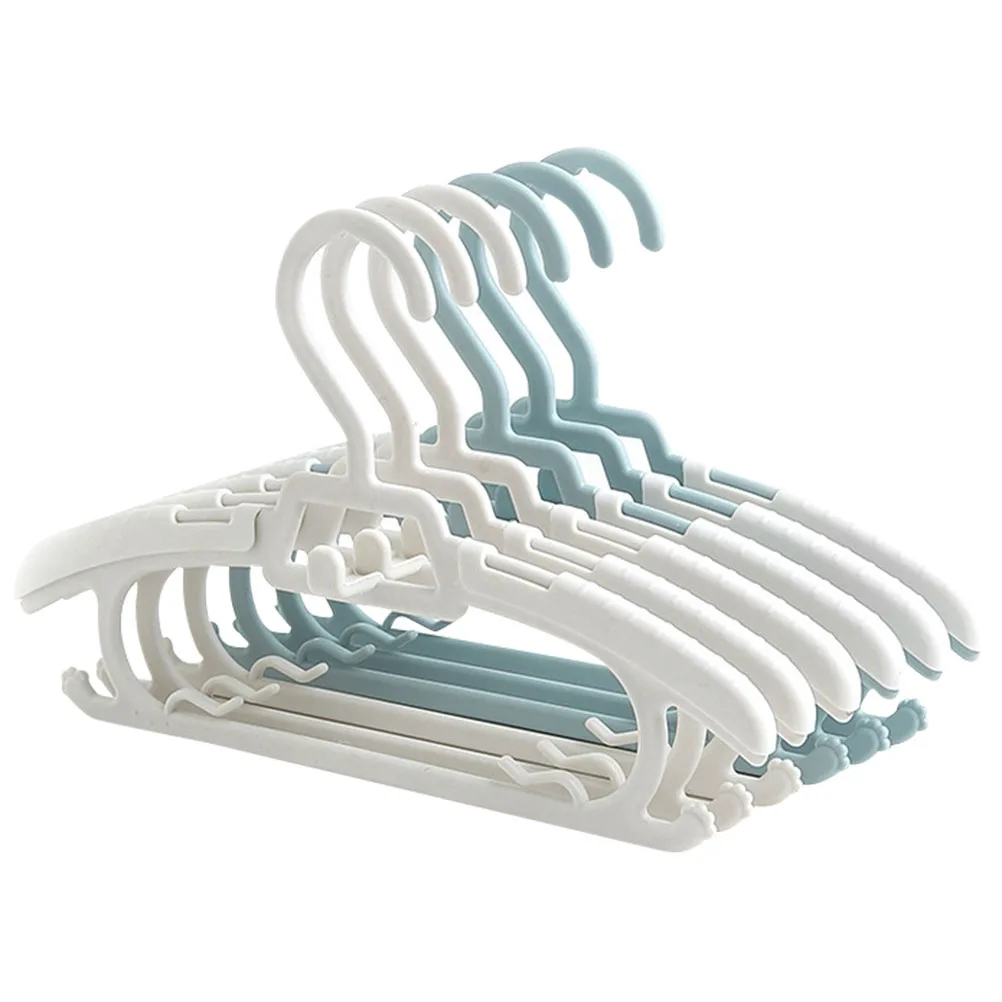 

10 Pcs Non-slip Hanger Clothes Hangers Small Children for Kids Plastic Adjustable