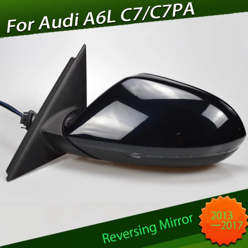 

Mirror Assembly Suitable for Audi A6L C7 C7PA 2013 2014 2015 2016 2017 Car Exterior Rearview Mirror Side Mirror Rear View Mirror