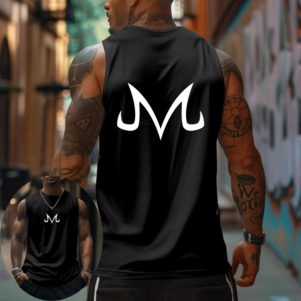 

Мужской жилет Dragon Ball, майка на бретелях, летний японский аниме, весна и осень, спортивный удобный топ без рукавов для фитнеса и бега