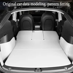 Fit for Tesla Model 3 Model Y 2017-2024 Trunk Mats Leather All-Wrapped All-Weather Cargo Liner Cargo Luggage Floor Mats