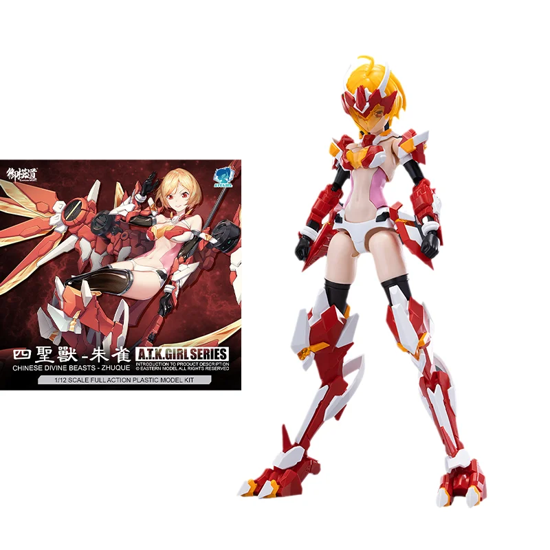 

Original Mobile Suit Girl 1/12 CHINESE DIVINE BEASTS-ZHUQUE ATK GIRL SERIES Anime Action Figure Model Toys Gifts for Children