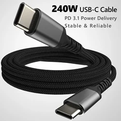 Parallel World 240W USB-C to USB-C PD 3.1 Cable, Laptop Fast Charging for MacBook, USB-C Laptops & iPhone 15/16