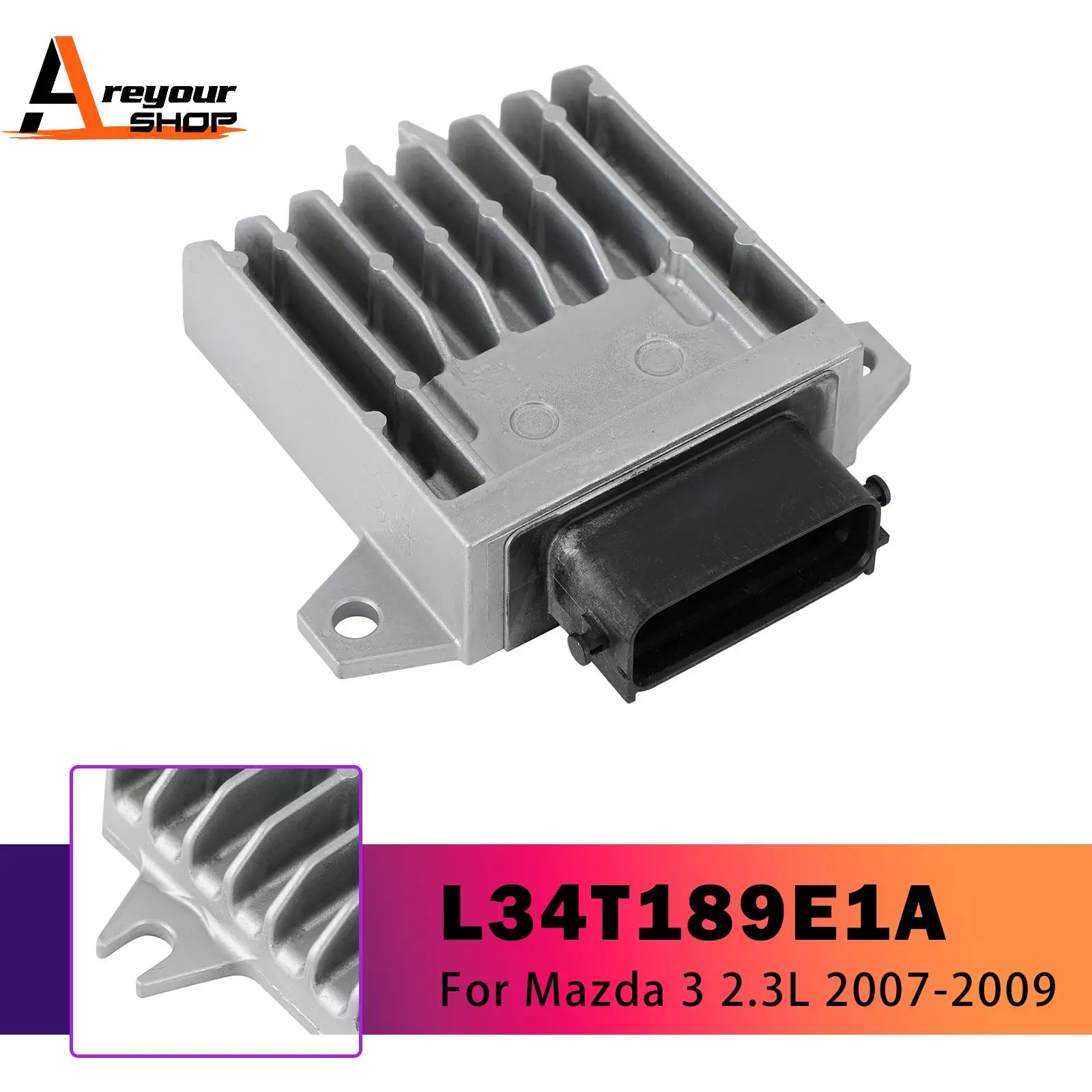 Módulo de control de transmisión TCM L34T189E1A para Mazda 3 2.3L 2007-2009 Reprogramado