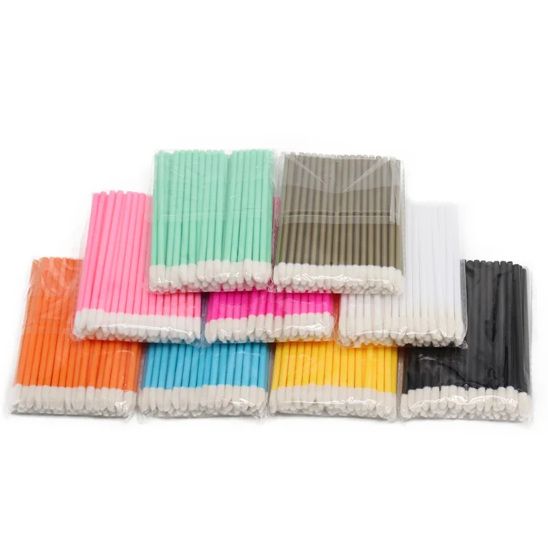 5/50/100 قطعة فرشاة الشفاه القابل للتصرف النساء الملحقات بالجملة لمعان الصولجانات قضيب أداة ماكياج مثالية موضة ساخنة جديدة