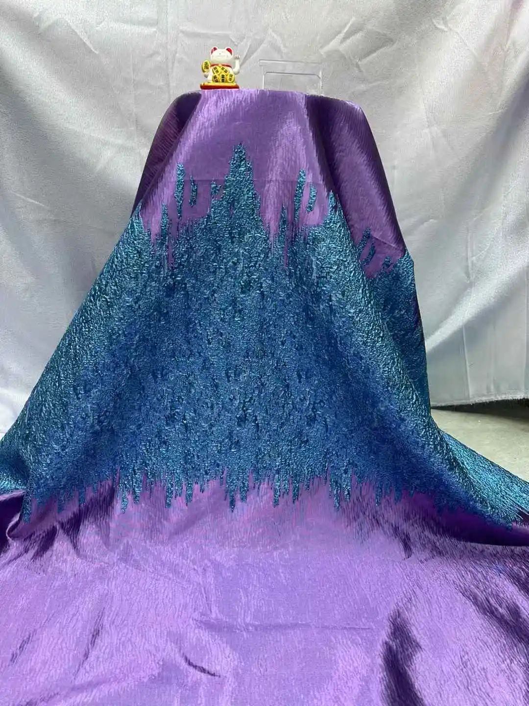 Latest African Lace Fabric 5 YardsHigh Quality French Brocade Jacquard Lace Fabric For Bridal Prom Dress Sew -CW