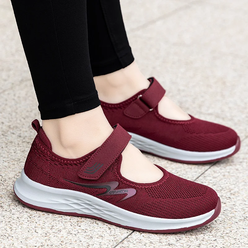 

Casual Mesh Sneakers Women Outdoor Hiking Tenis Femmino Breathable Summer Light Soft Sole Vulcanized Shoes Zapatos Para Mujeres