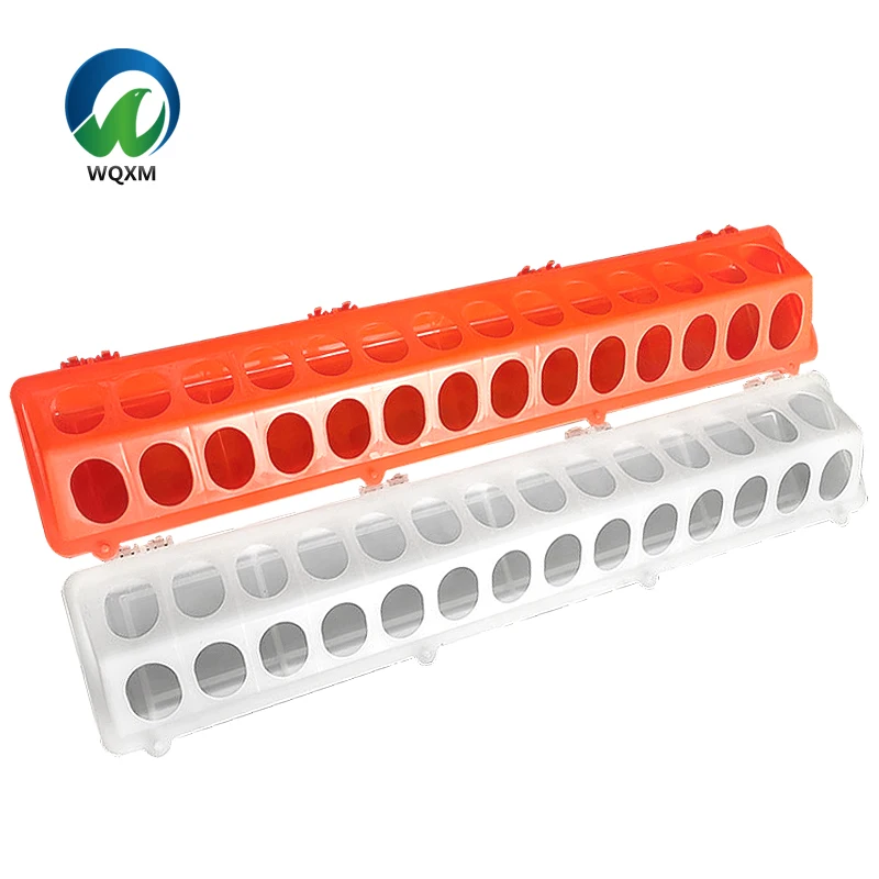 Coofull New Flip-Top Chicken and Poultry Ground Feeder Bucket Box PP Material Automatic for Farm Use Also for Duck and Goose
