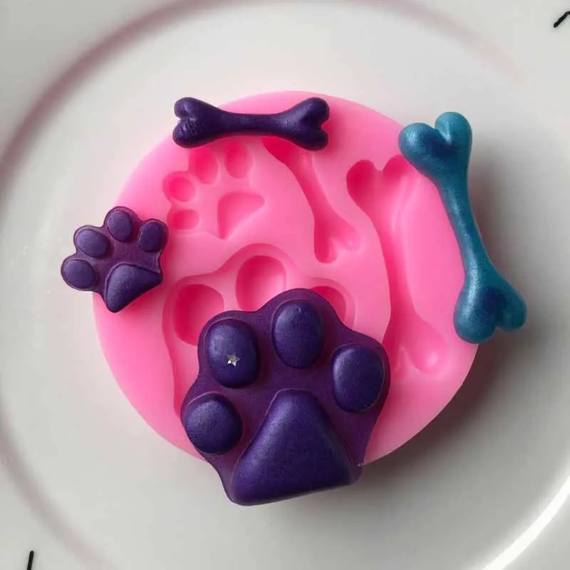

Силиконовая форма с косточками, Фотографическая форма