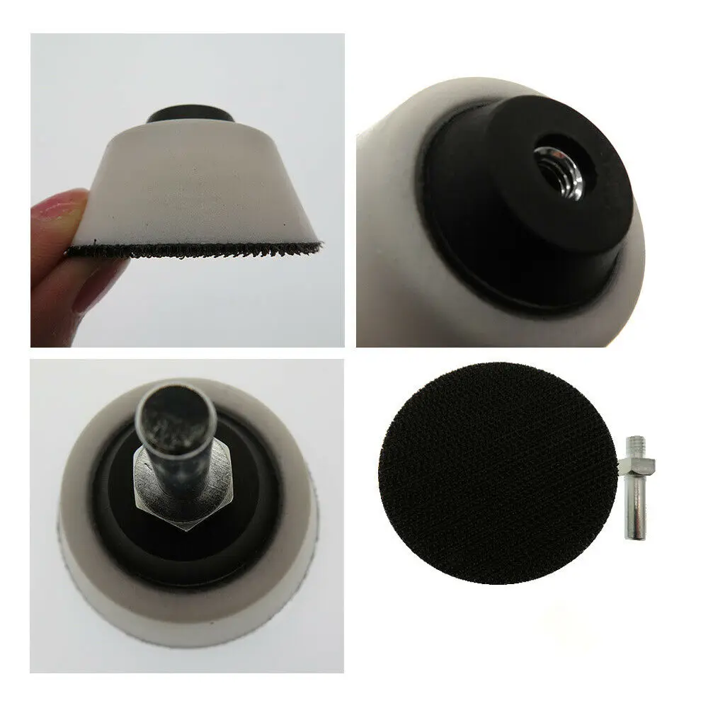 2นิ้ว50มม.Hook และ Loop Backing Pad แผ่น M6สำหรับแผ่นขัดเจาะไม้,โรตารี่เครื่องมืออุปกรณ์เสริม