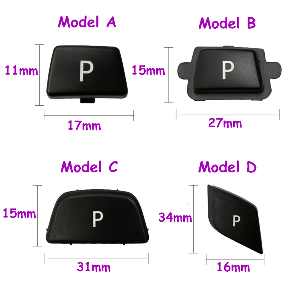 Car Gear Shift Knob P Parking Button Switch Cap Cover For BMW 3 5 7 X3 X4 X5 X6 Series E90 F30 F10 F01 F25 F26 E70 F15 F16 G30