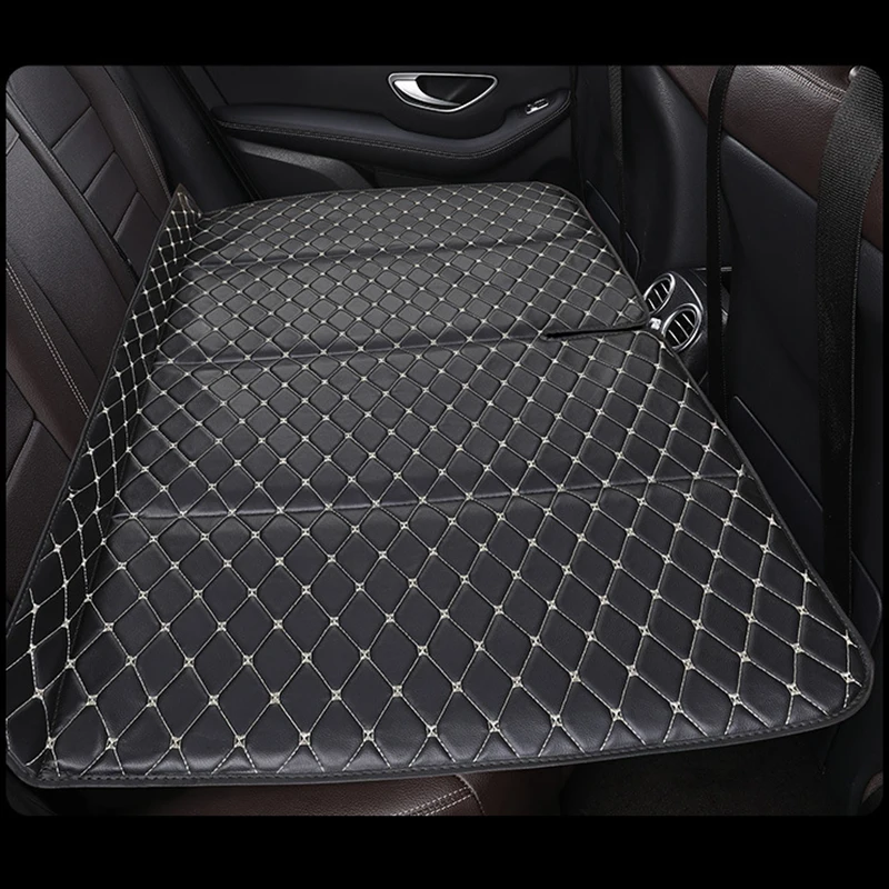 Car Travel Bed Sedan Suv Rear Seat Bed Mattress Thickened Portable Car Travel Sleeping Mattress Aout Sleeping In-Car Bed