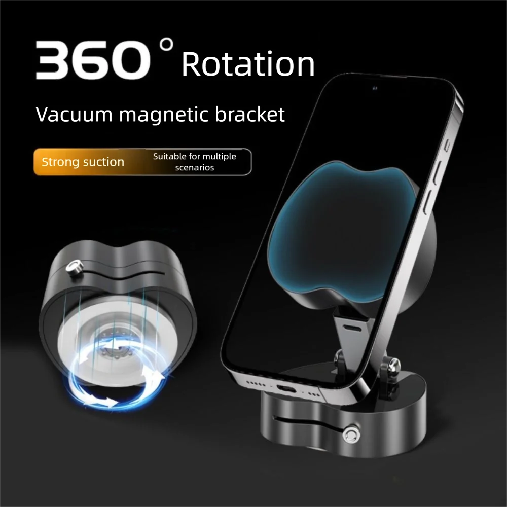 

Магнитный держатель для телефона на присоске, вращение, многофункциональный адсорбционный кронштейн, регулируемый складной автомобильный навигационный кронштейн