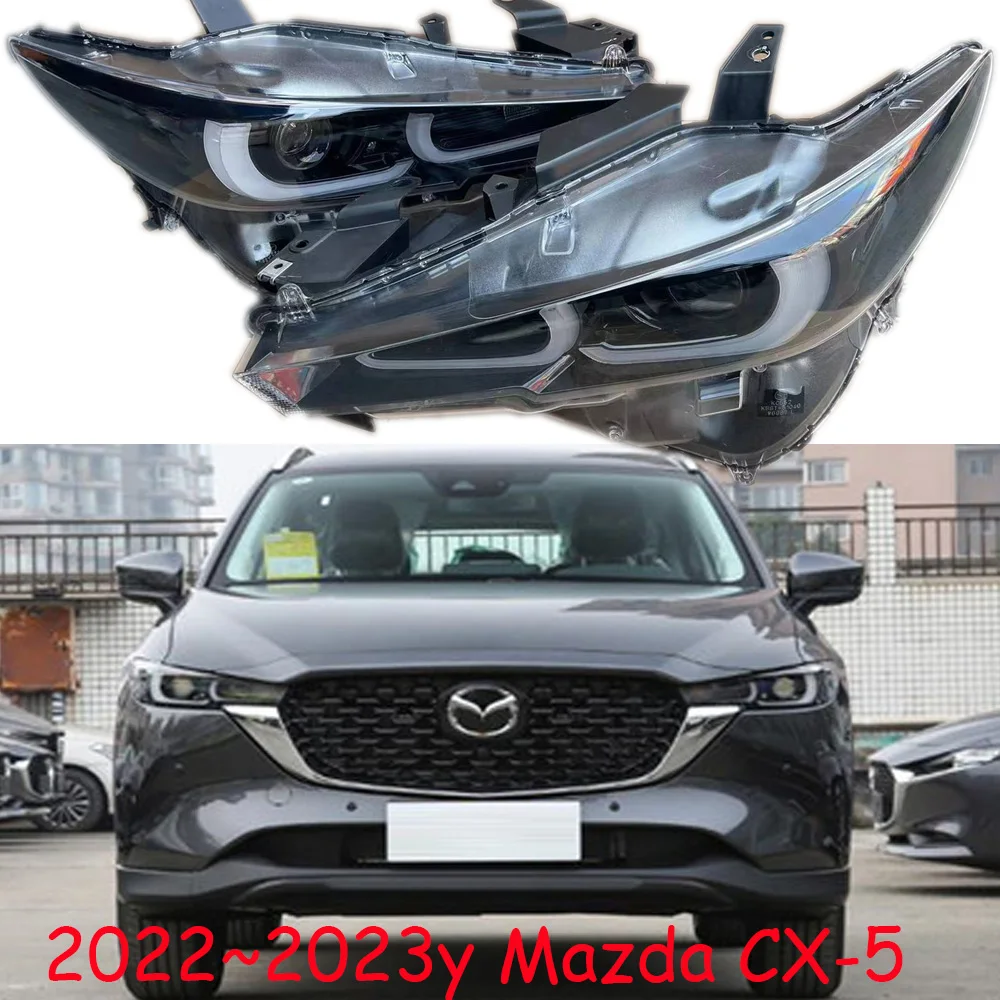 

1pcs car bumpe headlamp For Mazda CX-5 headlight 2022~2023y car accessories head lamp for Mazda CX-5 fog light