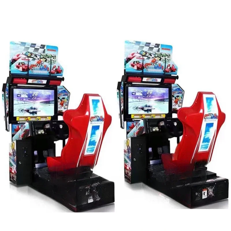 

Outrun Coin Operated Adults Driving Simulator Car Racing Games Indoor Amusement Park Center 32 Inch Screen Video Arcade Machine