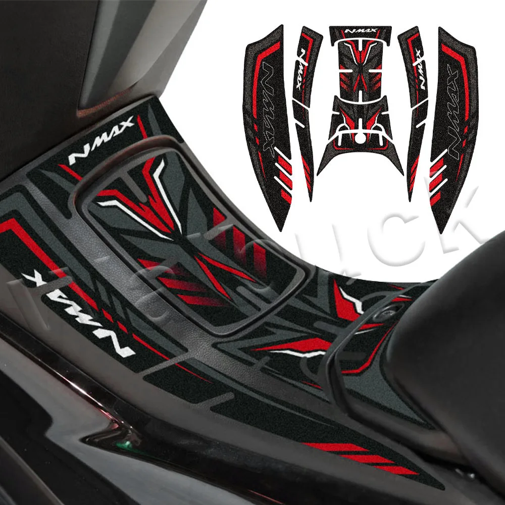 For NMAX155 Nmax125 3M Frosted Scooter Motorcycle NMAX Tank Sticker Gas Cover Protector Set Decal Accessories Waterproof