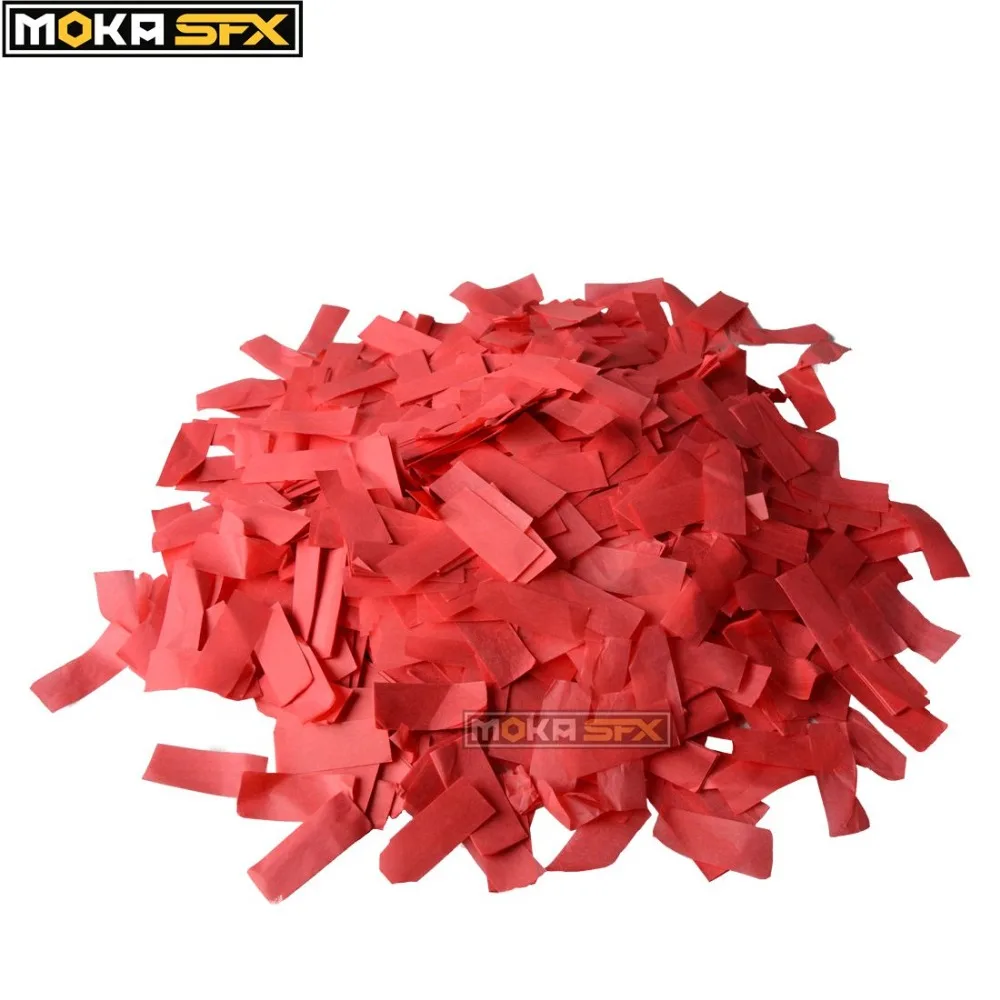 MOKA SFX 25KG Rectangle Shape Colorful Confetti Paper for Confetti Machine Wedding Party Table Scatter Decoration