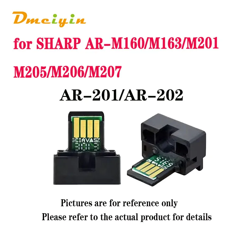 AR-201/AR-202 ST/NT/T/JT/FT Version 16k Pages BK Color  Toner Chip for Sharp AR-M160/M163/M201/M205/M206/M207