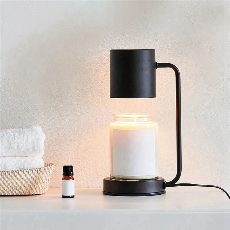 T21C Candle Lamp Compatible Large Candle Part Metal Housing, Adjustable Light Heat,Voltage 110V US Plug