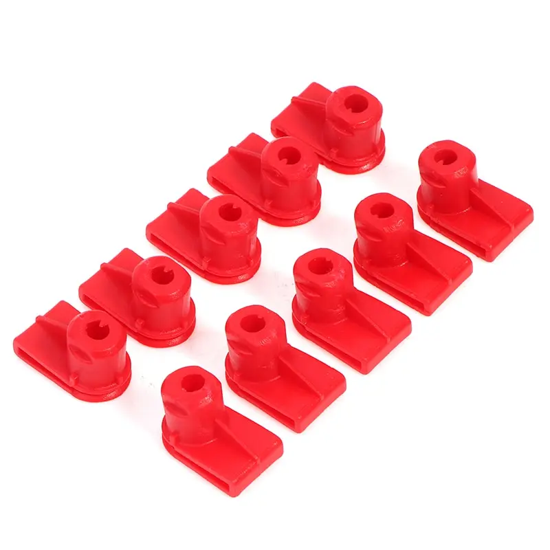 10Pcs Random Color Plastic Bumper Clip Wing Mounting Grommet Nuts Screws for Opel Vauxhall Bumper Clip car accessories interior