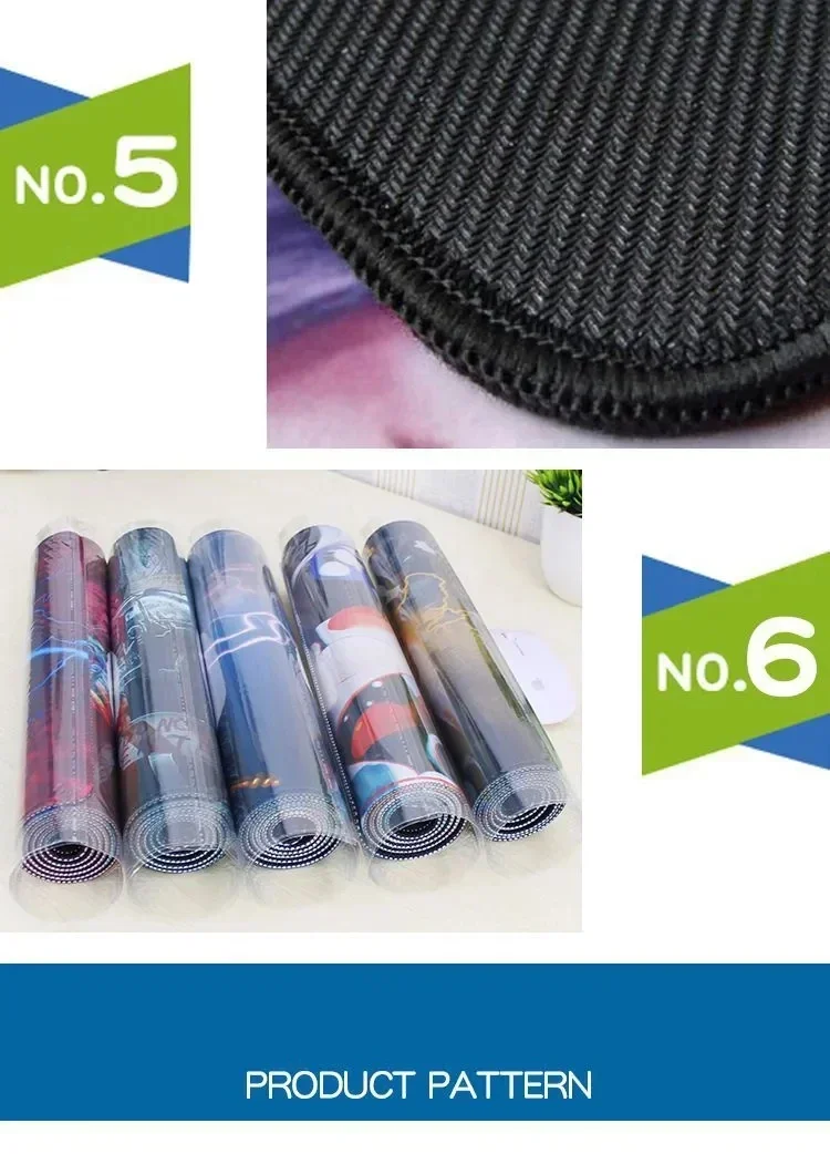 Black Gaming Samurai Oni MousePad Japan Mask Girl Deskmat Large Gamer Professional Premium MouseBpad Speed Control Accessories