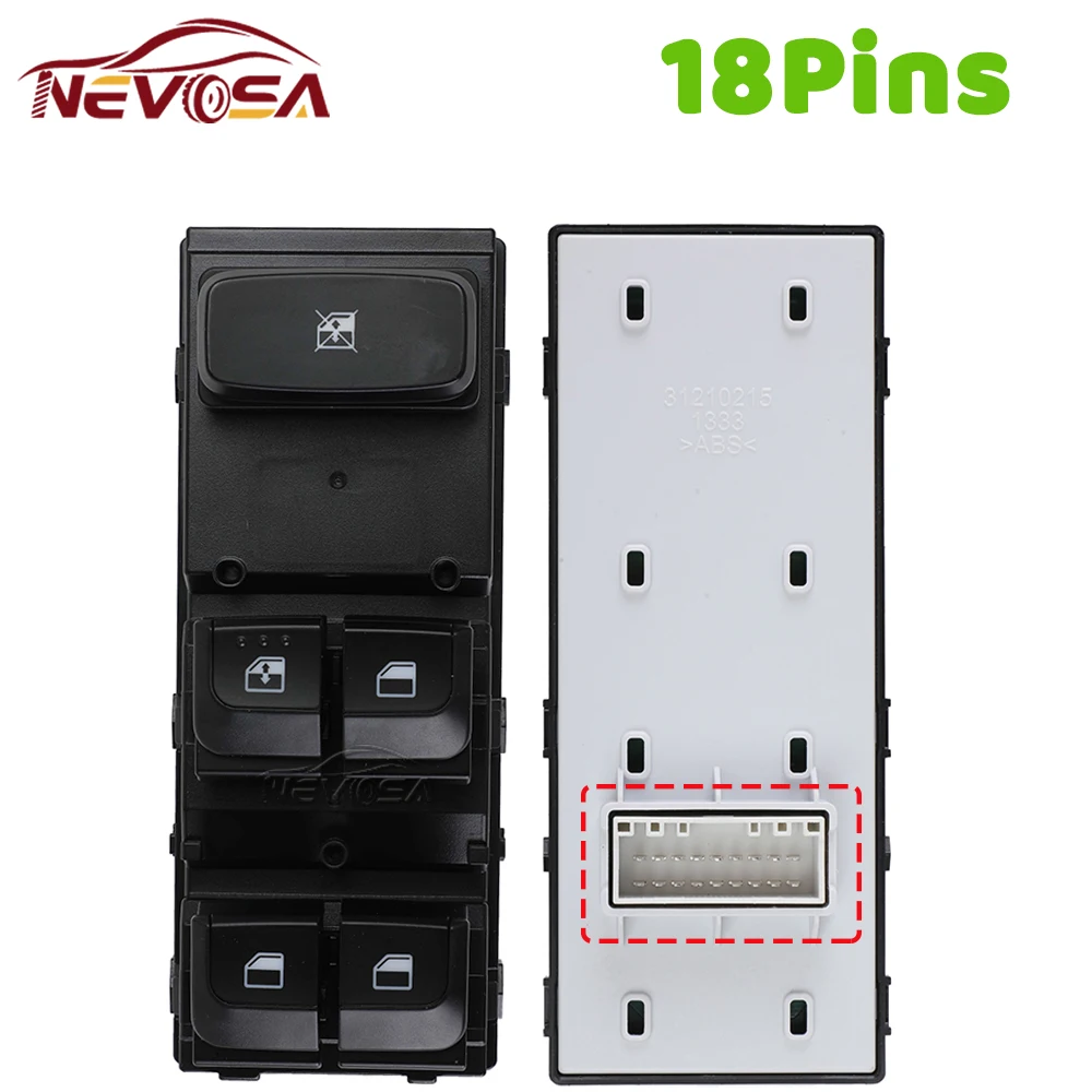 NEVOSA 93570-H8000 لكيا ستونيك 2018-2022 ريو الجبهة اليسرى سائق الطاقة الكهربائية نافذة التحكم التبديل زر الزجاج 93570H8000