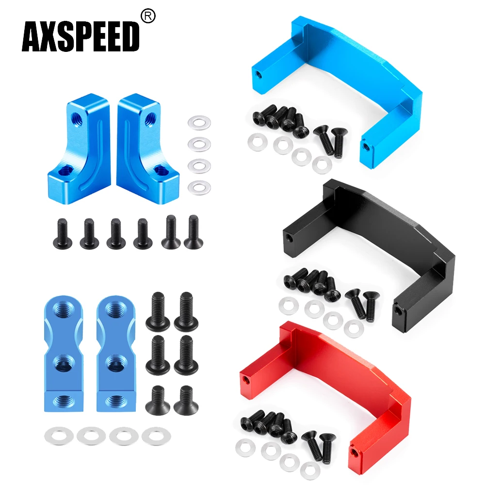 AXSPEED Aluminium Alloy Servo Mount for Tamiya TT02 1/10 RC Drift Car Upgrade Parts Accessories