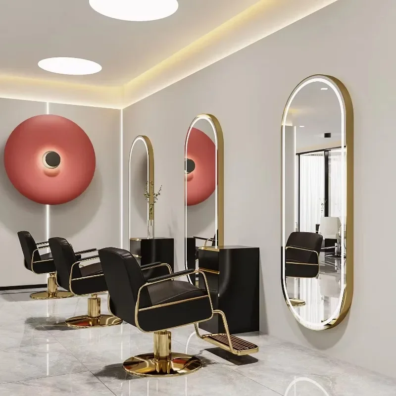 Unbreakable Large Whole Body Dressing Touch Switch Mirror Tempered Glass Explosion Proof Frame Mirror