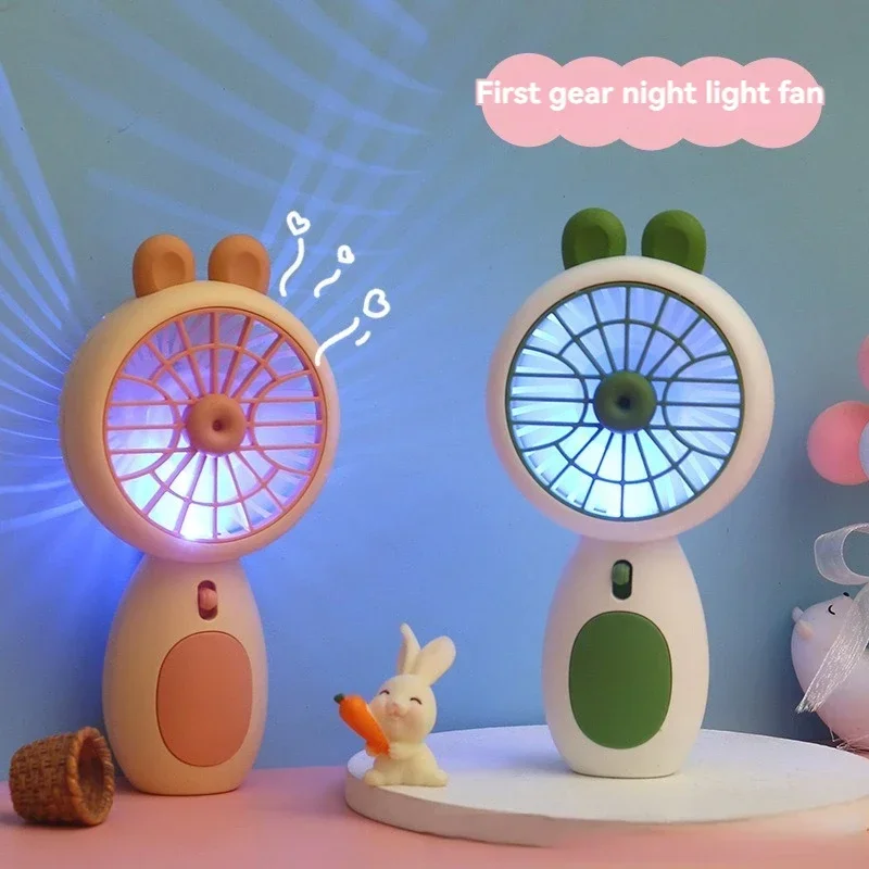 Hand-held portable mini student dormitory children's Internet celebrity large wind power silent small fan