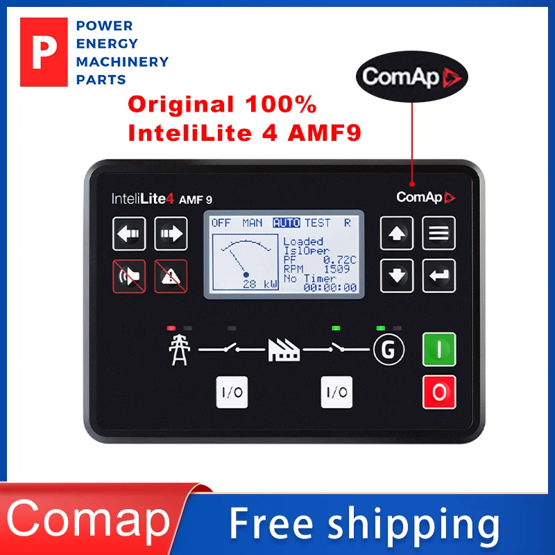 

Original Comap InteliLite 4 AMF9 Diesel Genset Control Panel For Generator controller module generator parts