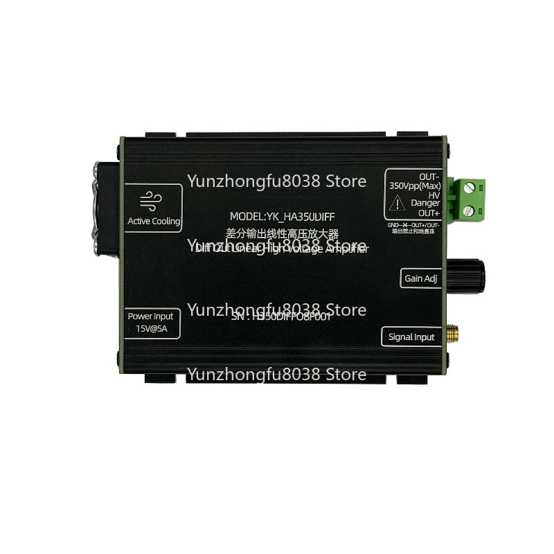 

High Voltage Amplifier, Arbitrary Wave Output Differential 350Vpp Piezoelectric Ceramic PZT Displacement