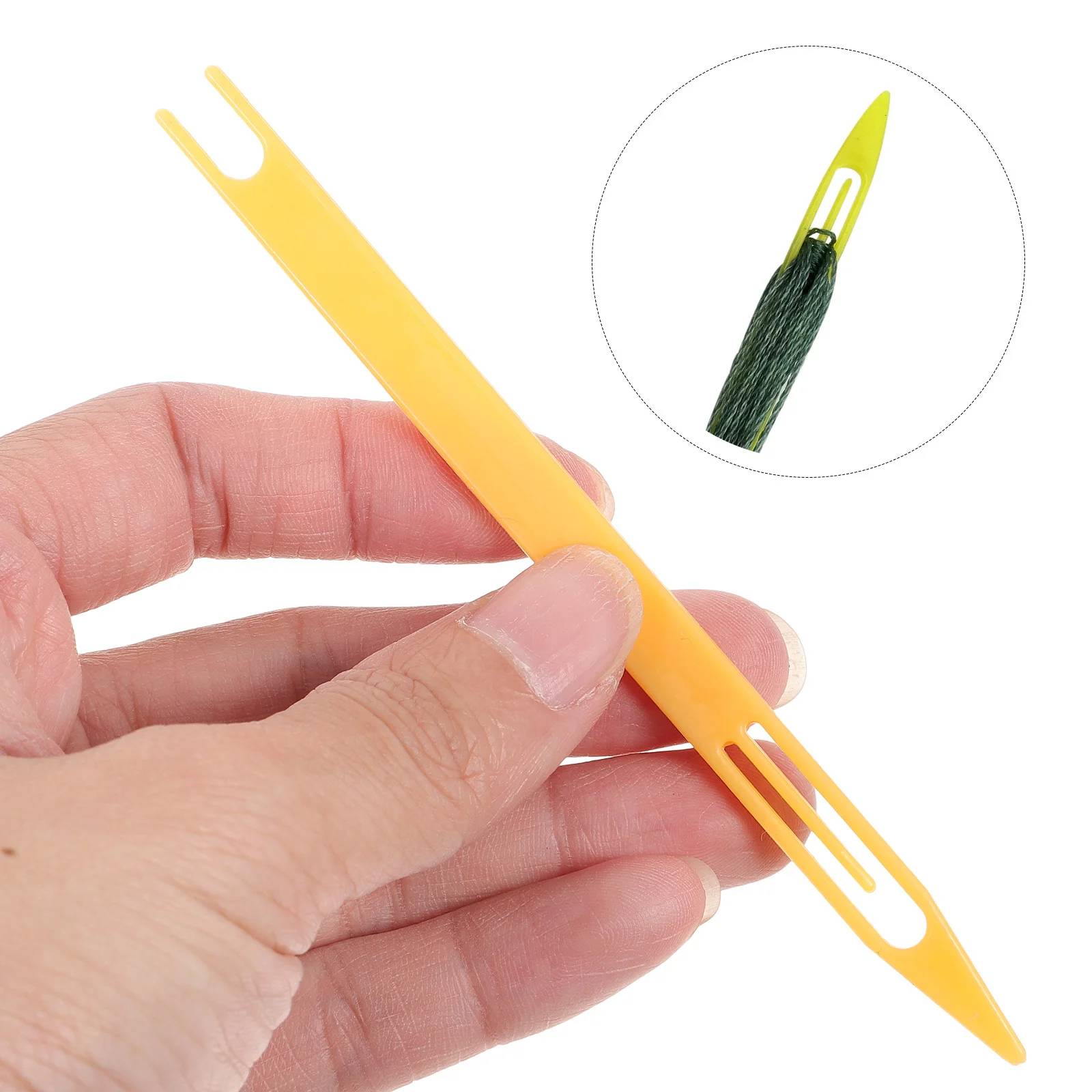

40pcs Mending Shuttles Plastic Net Repair Tools Lightweight Durable For Fishing Net Weaving Repairing Kit Fishing Supplies