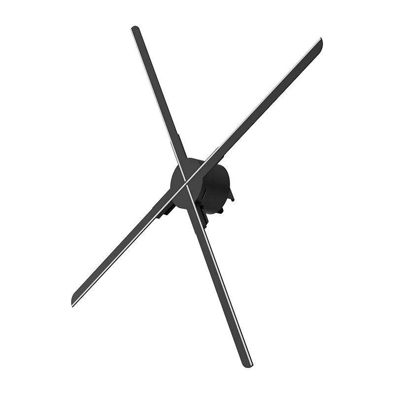 

Naked eye 3D holographic fan screen projector 3D stereoscopic suspension imaging transparent display advertising machine