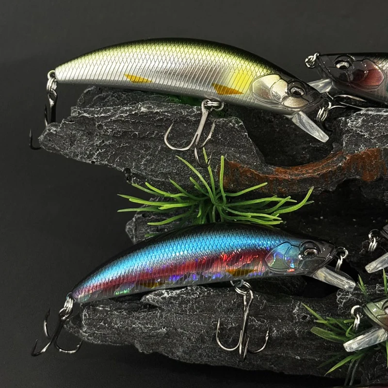 Señuelo Minnow Hundimiento Lento Lanzamiento Largo Acción Realista - imagen 4