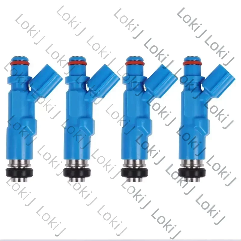 High quality 4PCS Fuel Injectors 23250-23020 Fit Toyota Yaris Vitz 1.0L 1.3L 1999-2005 F1 23209-23020 23250-23020