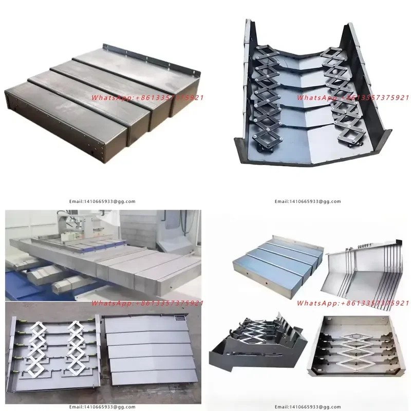 CNC Precision Customized High Reliability Stainless Steel Plate Guard Shield Telescoping Slideway Protector Accordion Rail